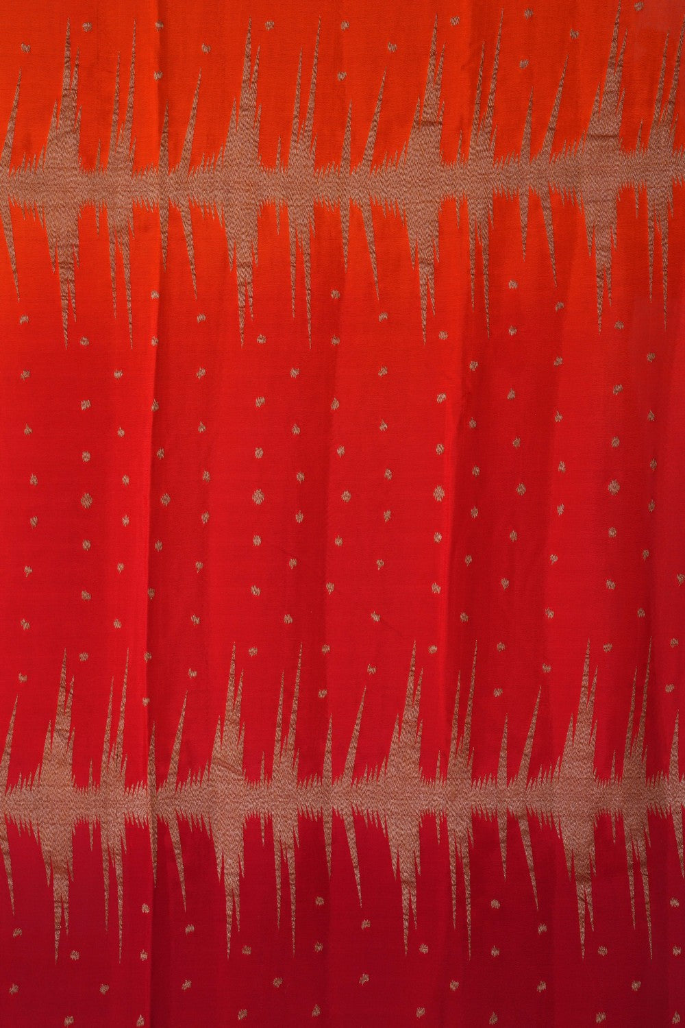 Image of Banarasi Crepe Red Saree