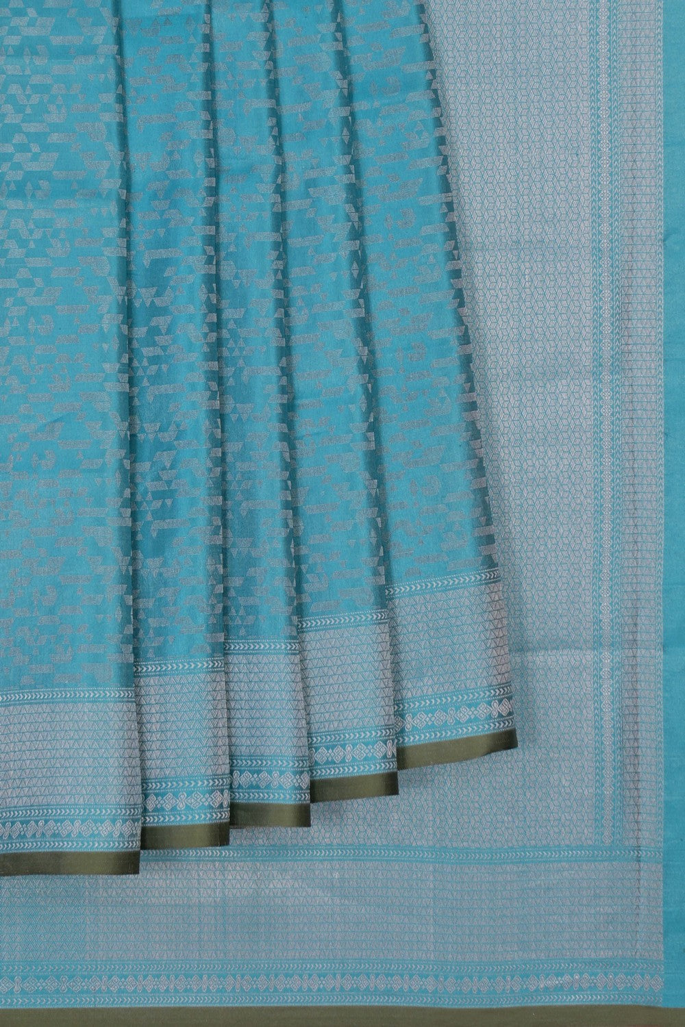 Image of Banarasi Satin Tanchoi Silk Saree