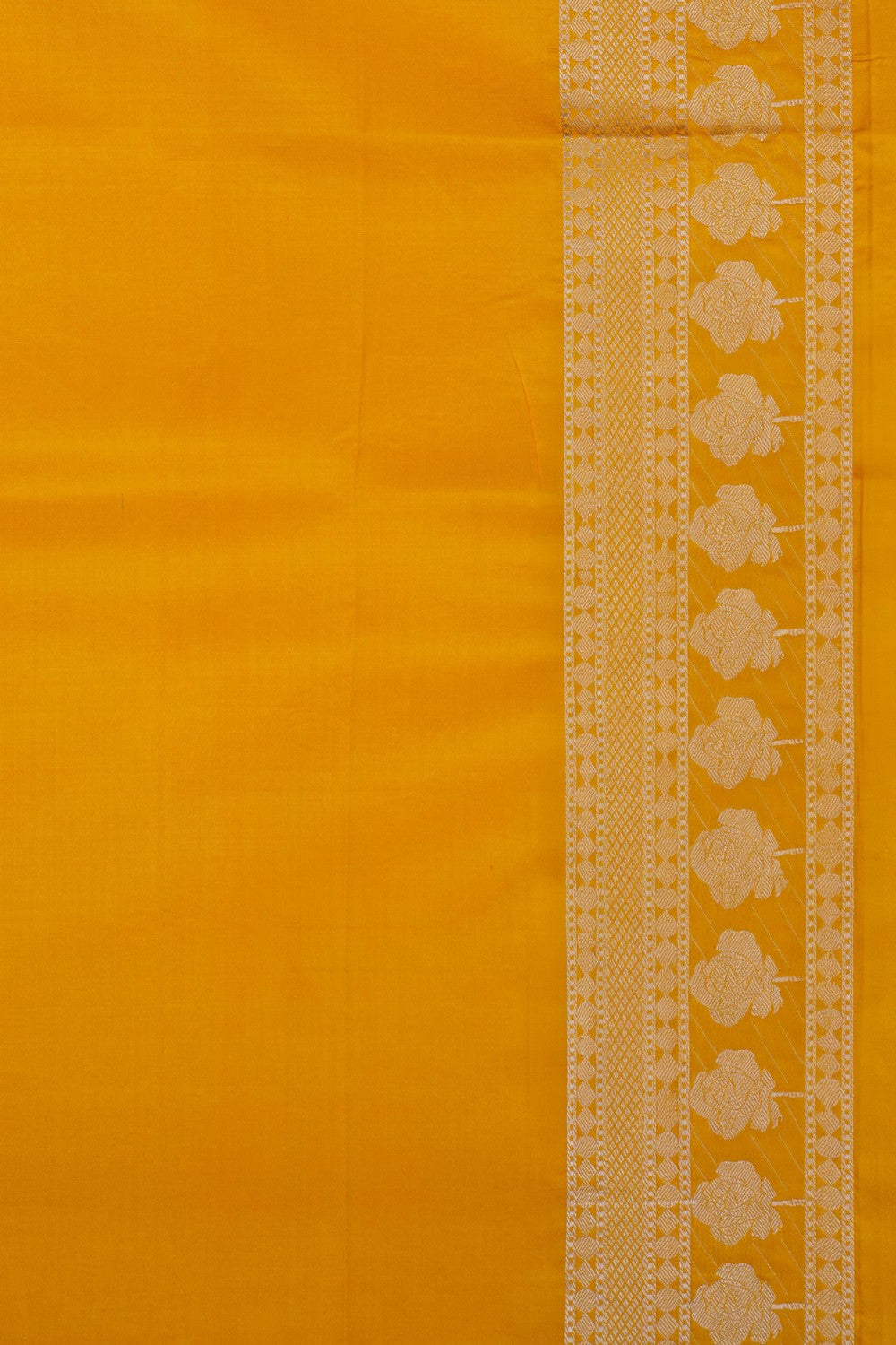 Image of Banarasi Brocade Yellow Saree