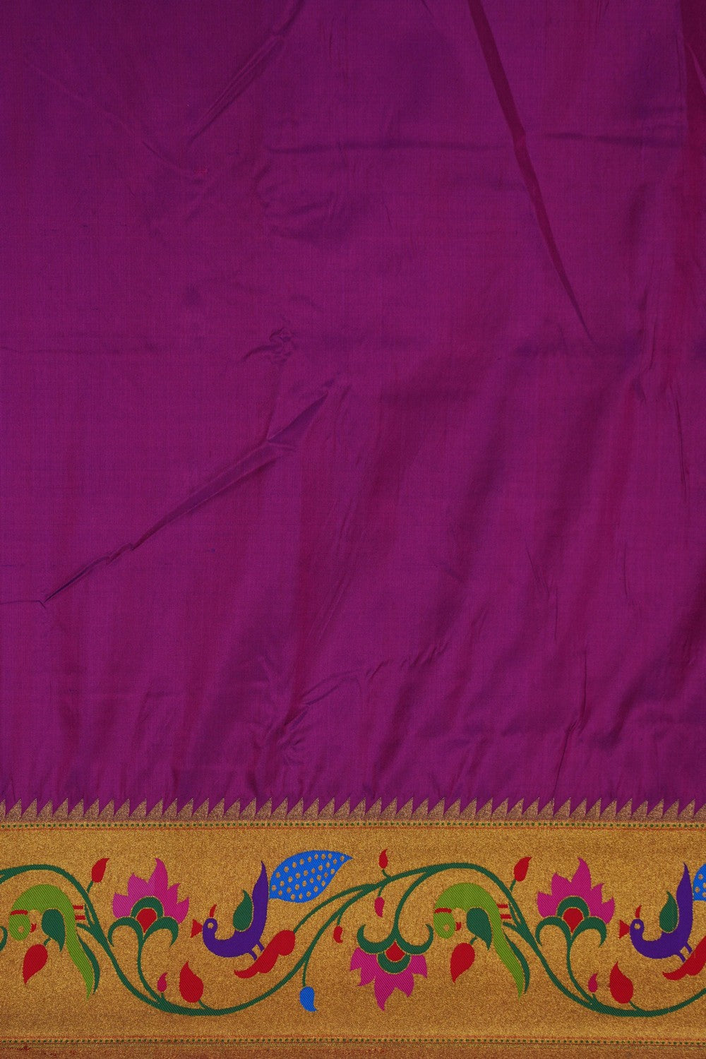 Image of Paithani Silk Purple Saree