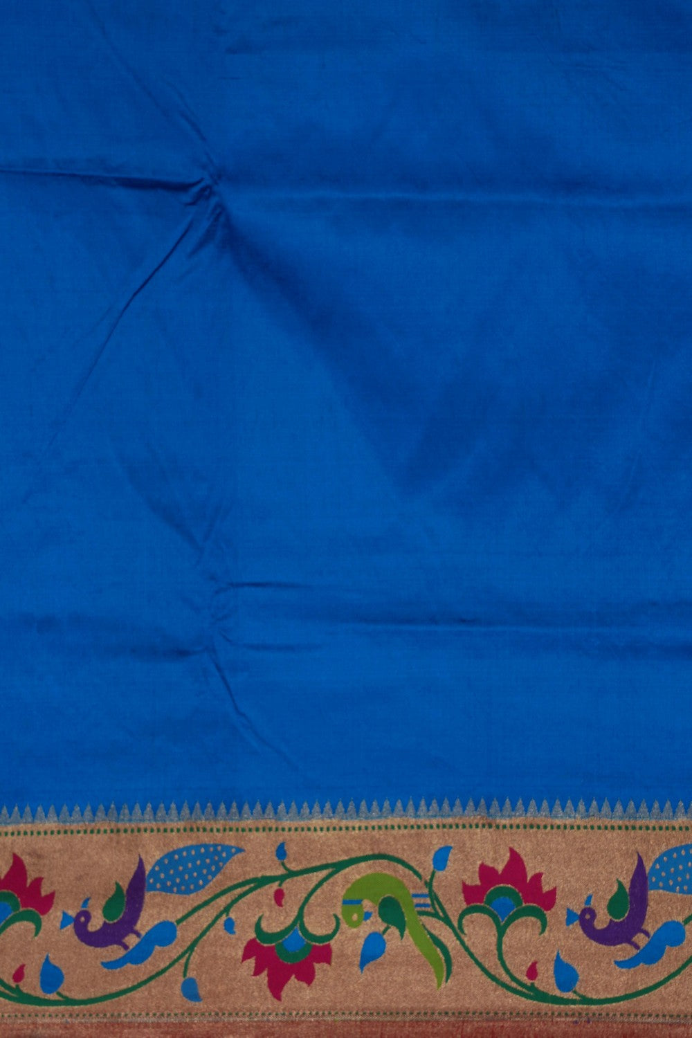 Image of Paithani Silk Blue Saree