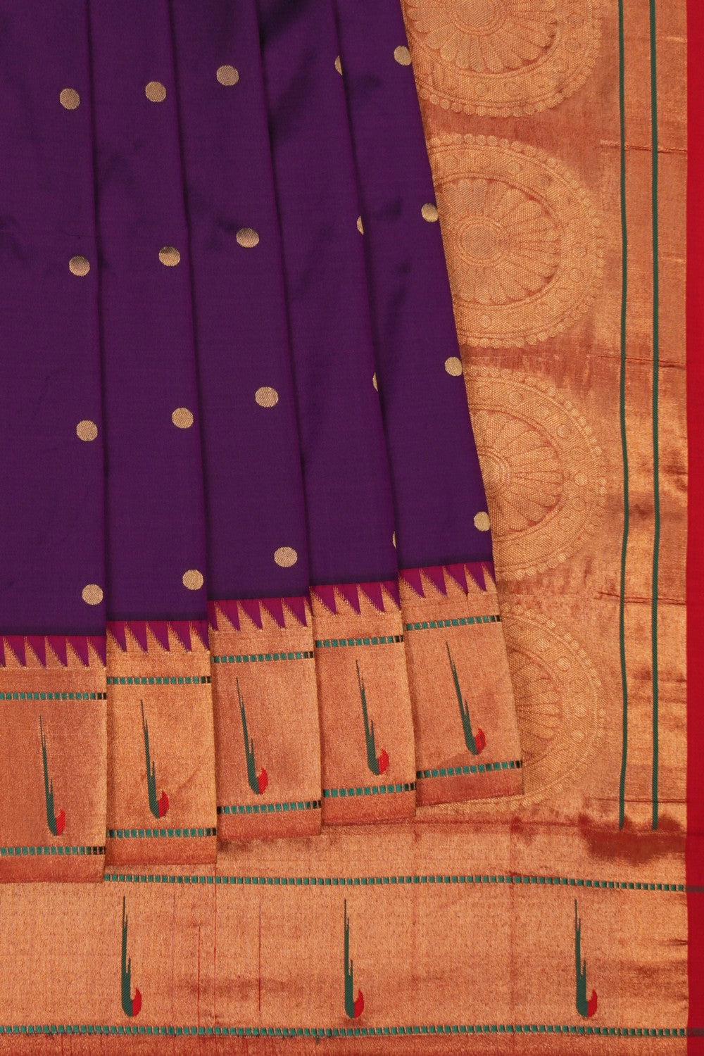 Image of Paithani Silk Purple Saree