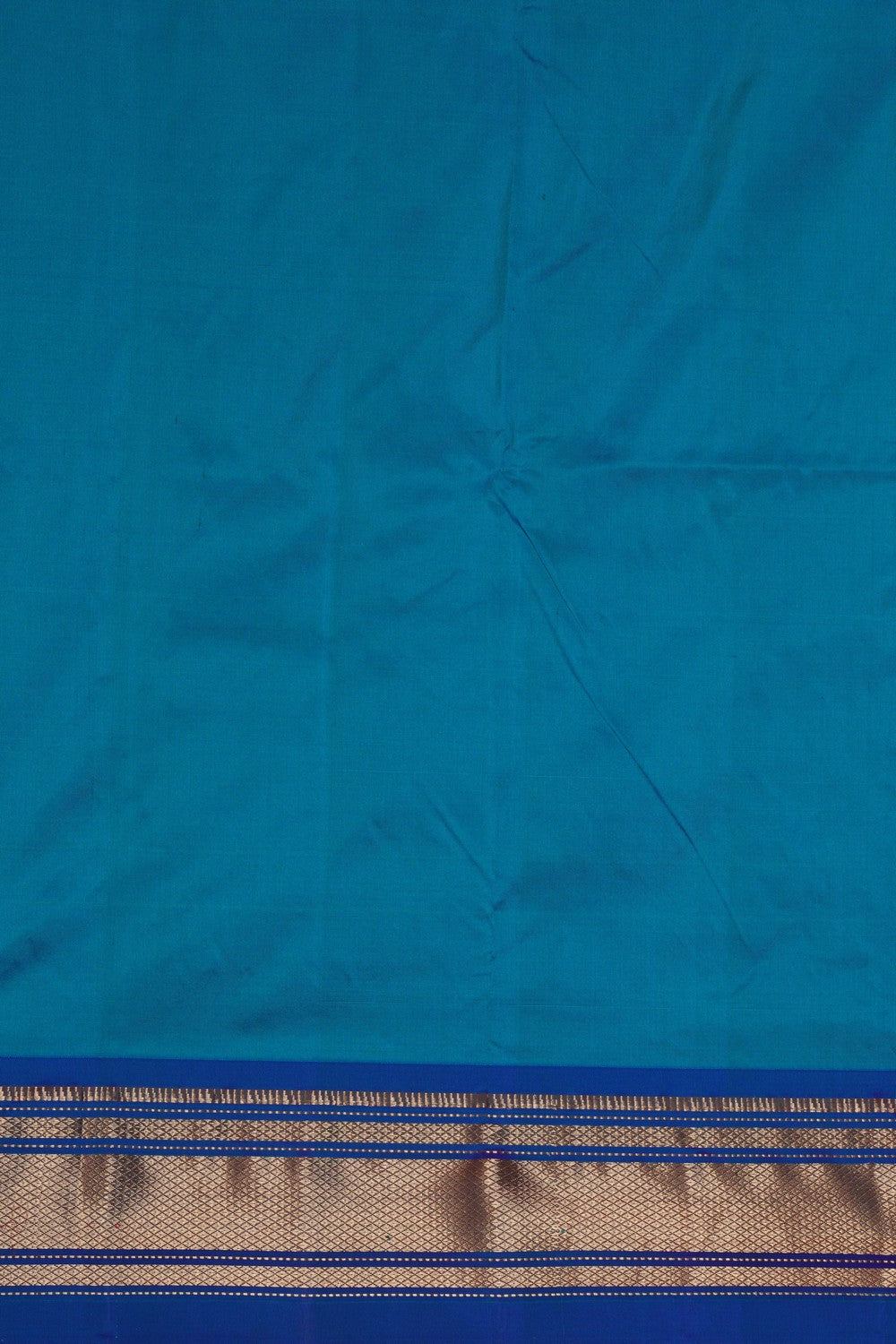 Image of Paithani Silk Blue Saree