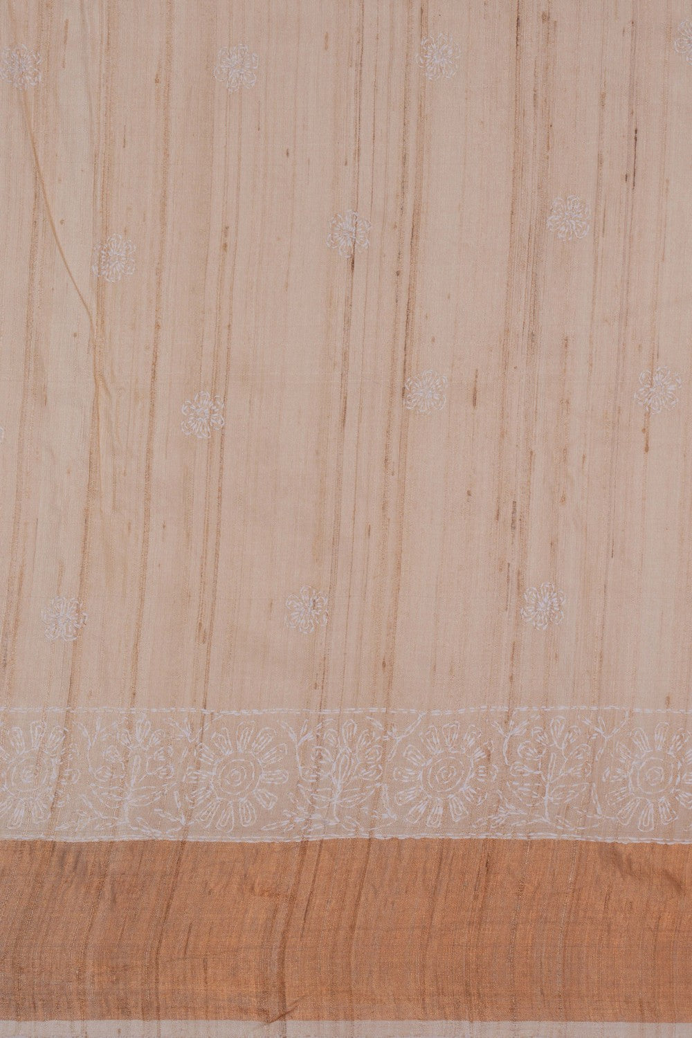 Image of A Tussar Embroidery Saree