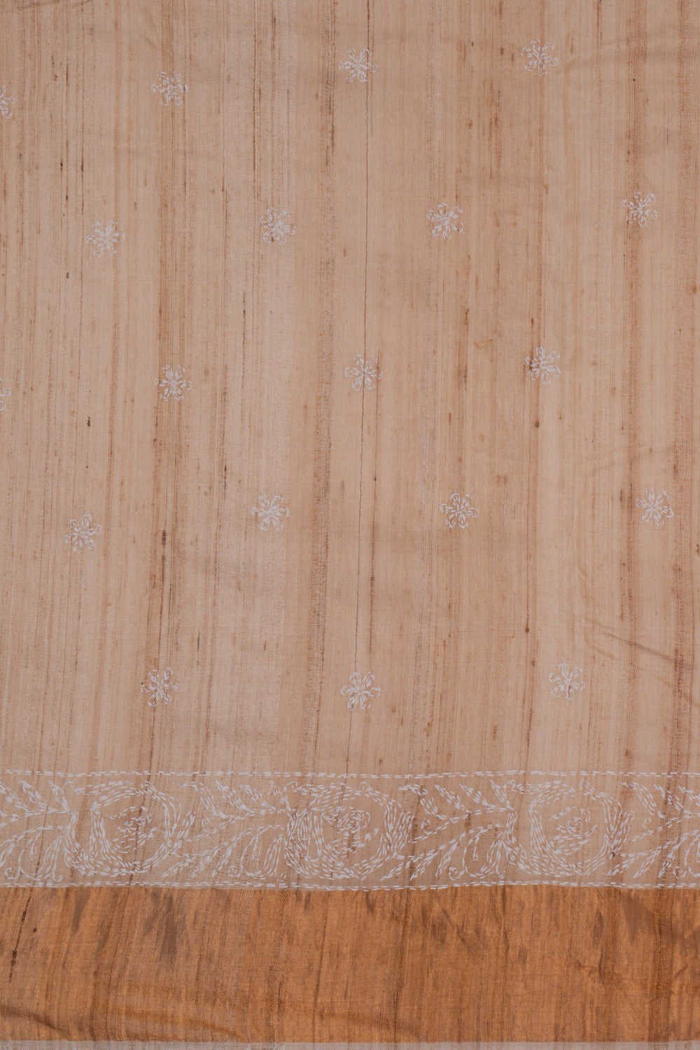 Image of A Tussar Embroidery Saree