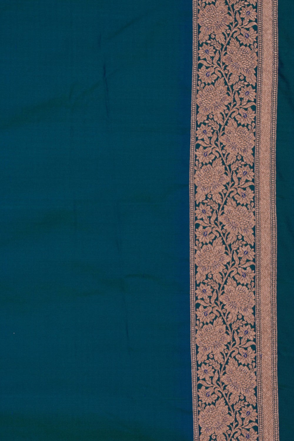Image of Banarasi Brocade Silk Blue Saree