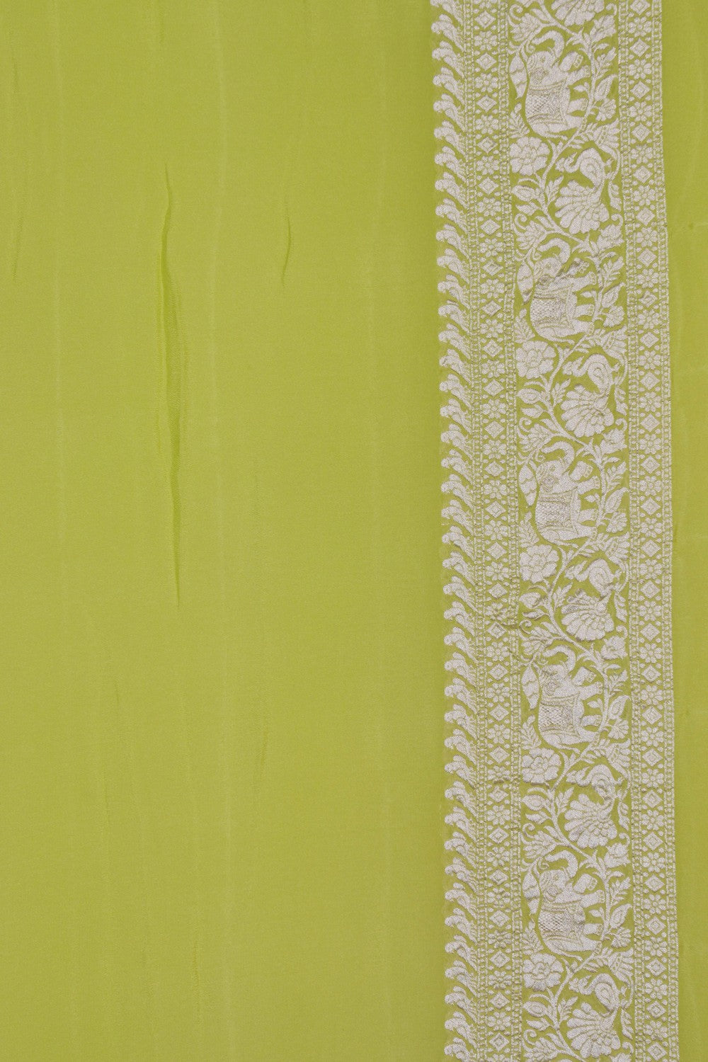 Image of Banarasi Georgette Pink Saree