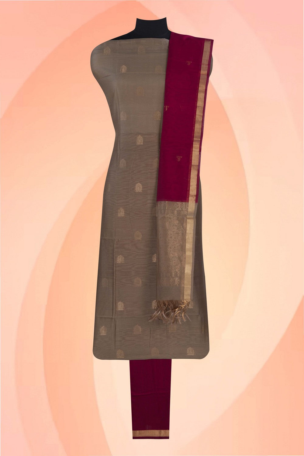 Image of Unstitched Suit Set Fabric (3 Pcs Set)