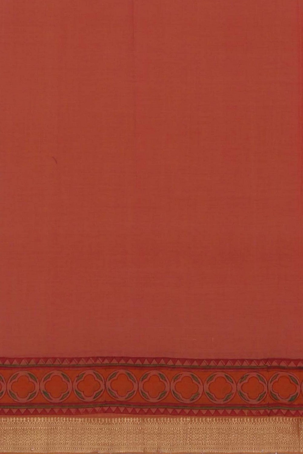 Image of Mangalgiri Cotton Peach Saree