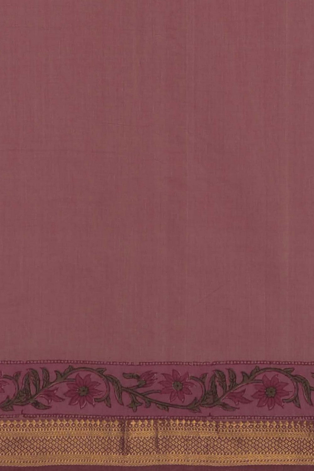 Image of Mangalgiri Cotton Pink Saree