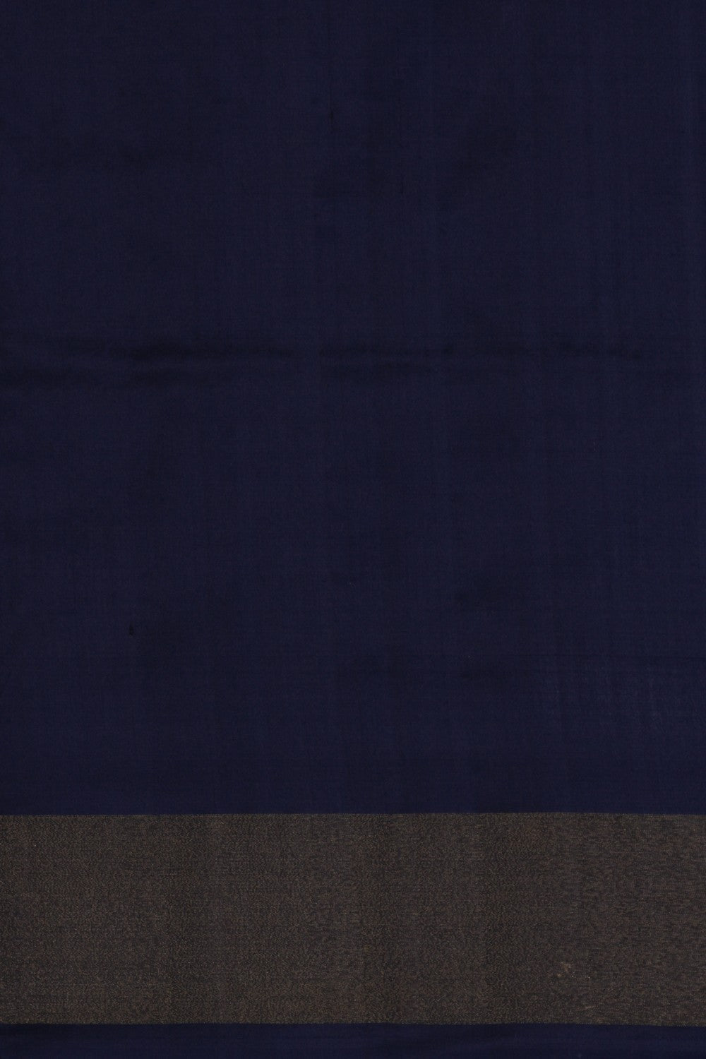 Image of Pochampally Ikat Silk Navy Blue Saree