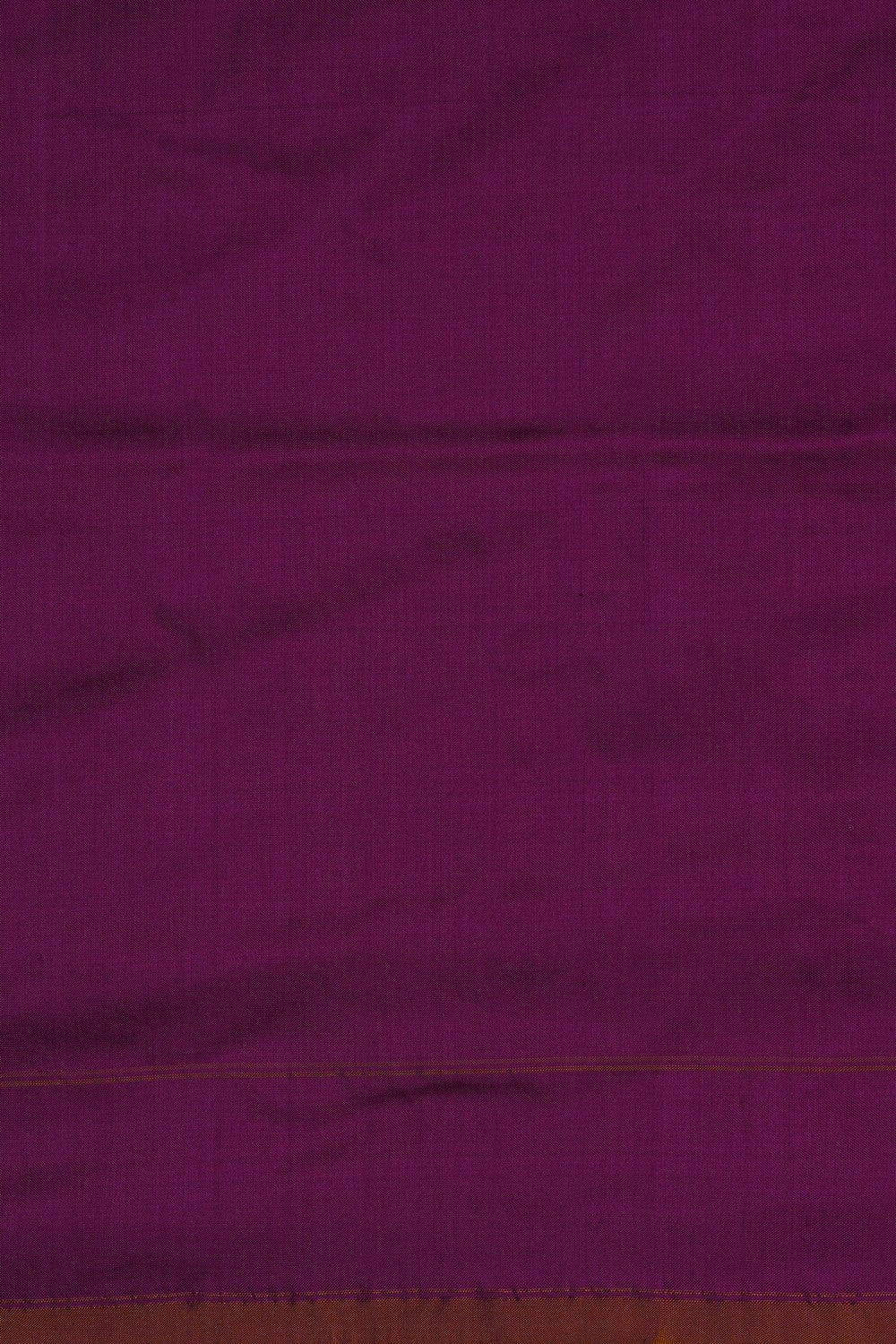 Image of Pochampally Ikat Silk Magenta Saree