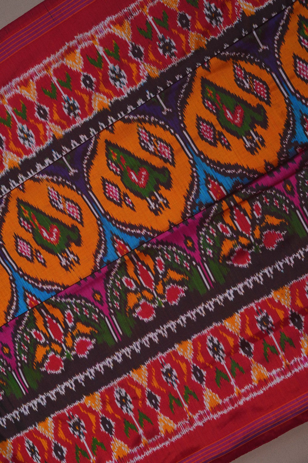 Image of Rangkat Pochampally silk saree
