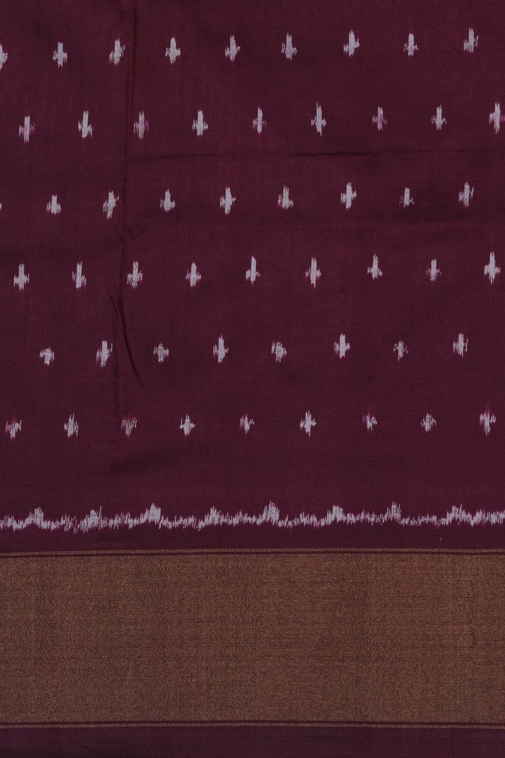 Image of Pochampally Ikat Dupion Silk Saree