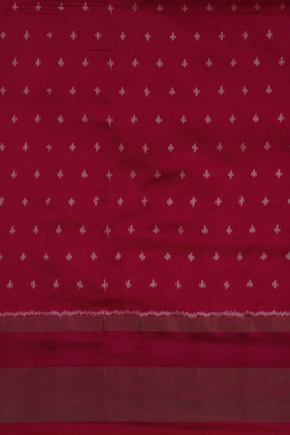 Image of Pochampally Ikat Dupion Silk Saree