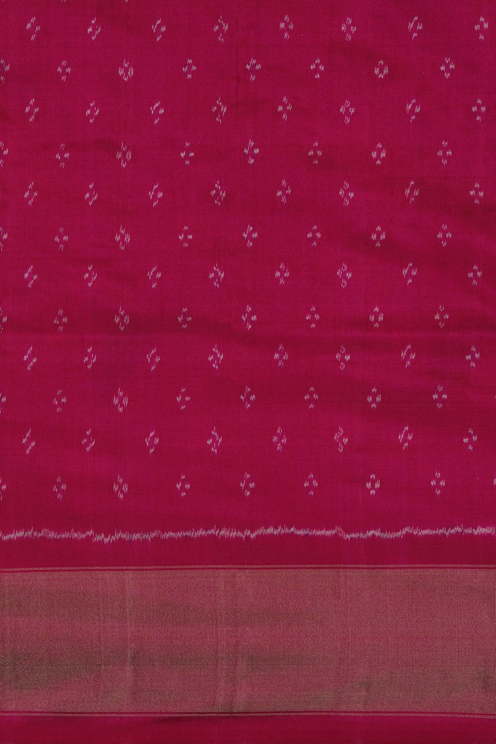 Image of Pochampally Ikat Silk Pink Saree