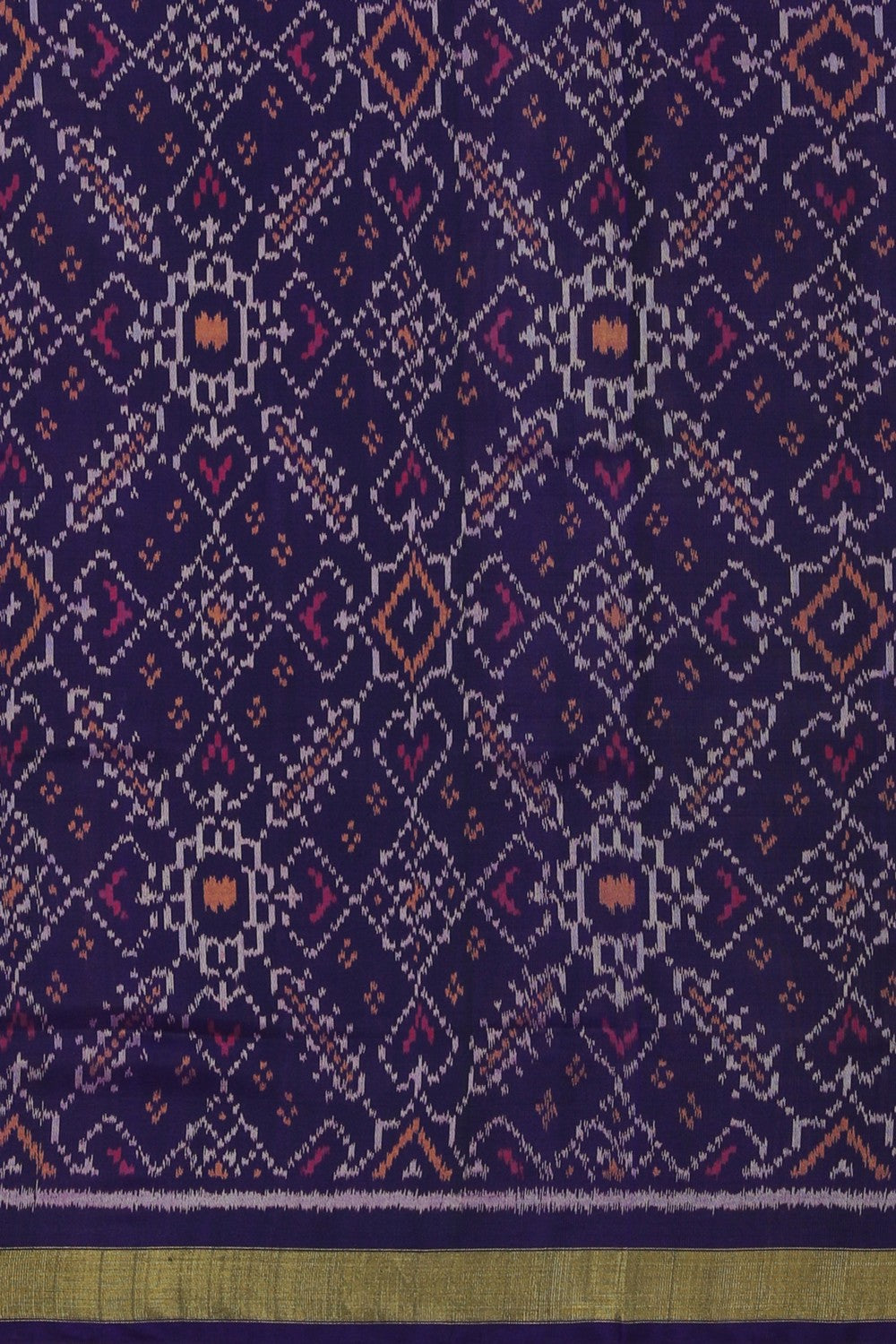 Image of Rajkot Patola Silk Unstitched Suit With Dupatta (3 Pcs Set)