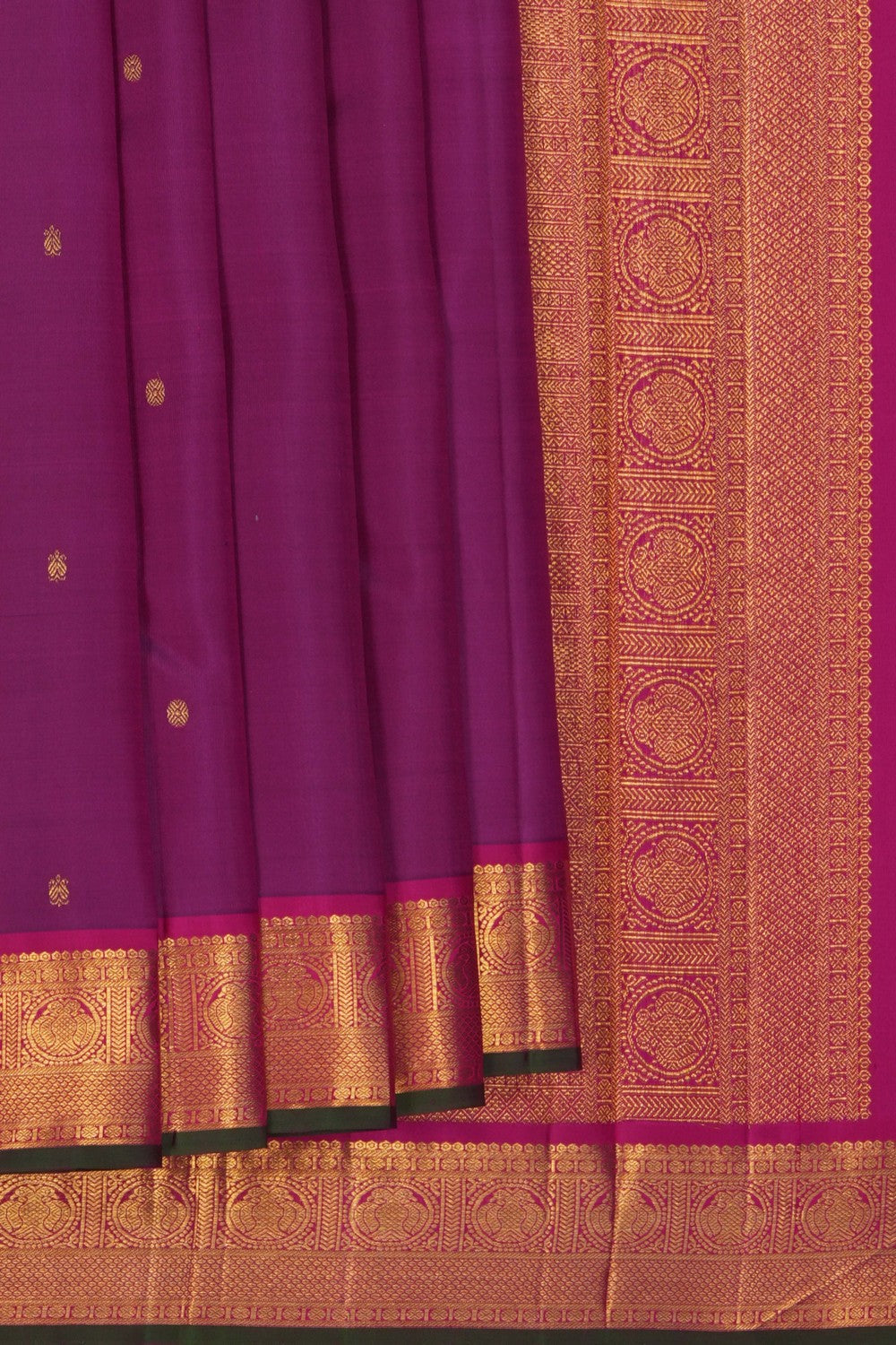 Image of Arani Silk Purple Saree