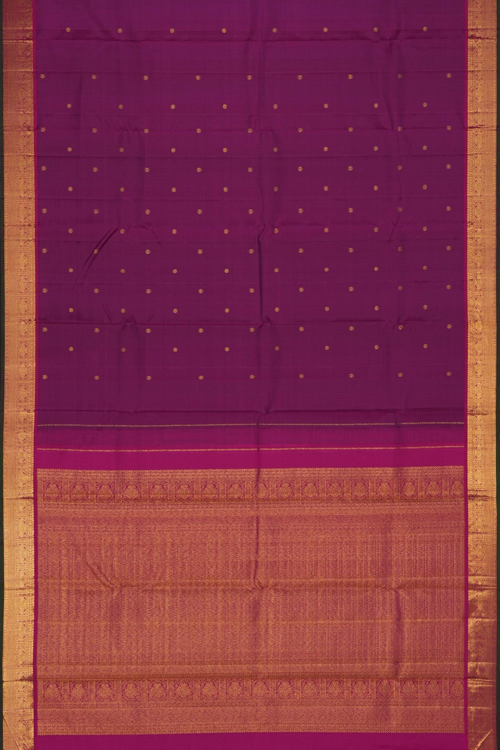 Image of Arani Silk Purple Saree