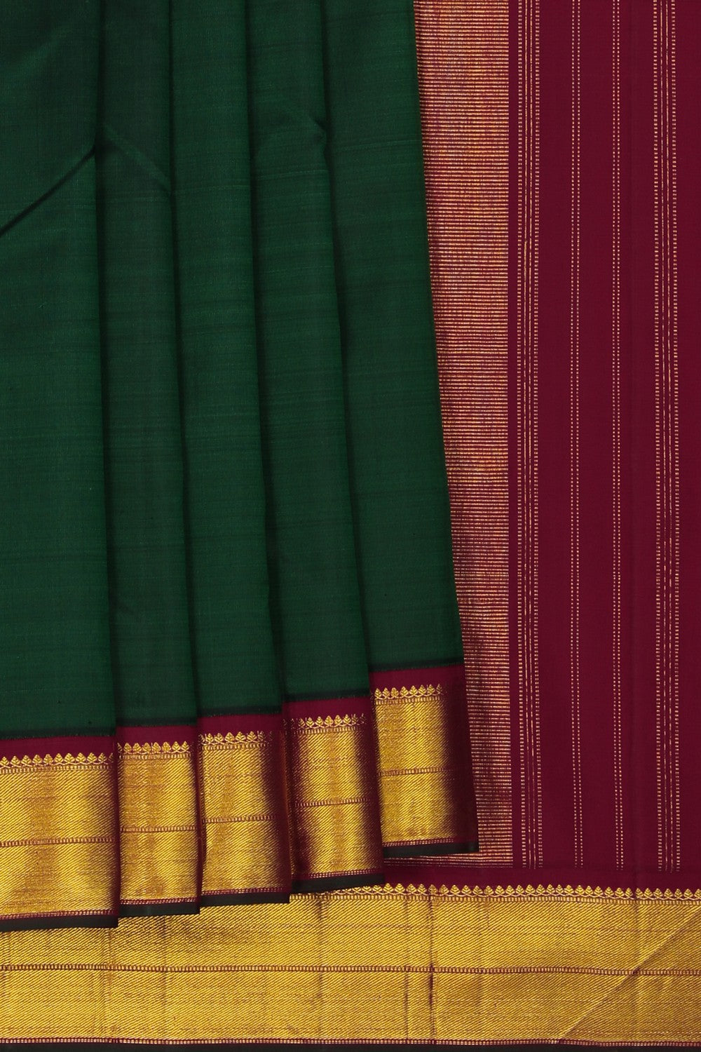 Image of Arani Silk Green Saree