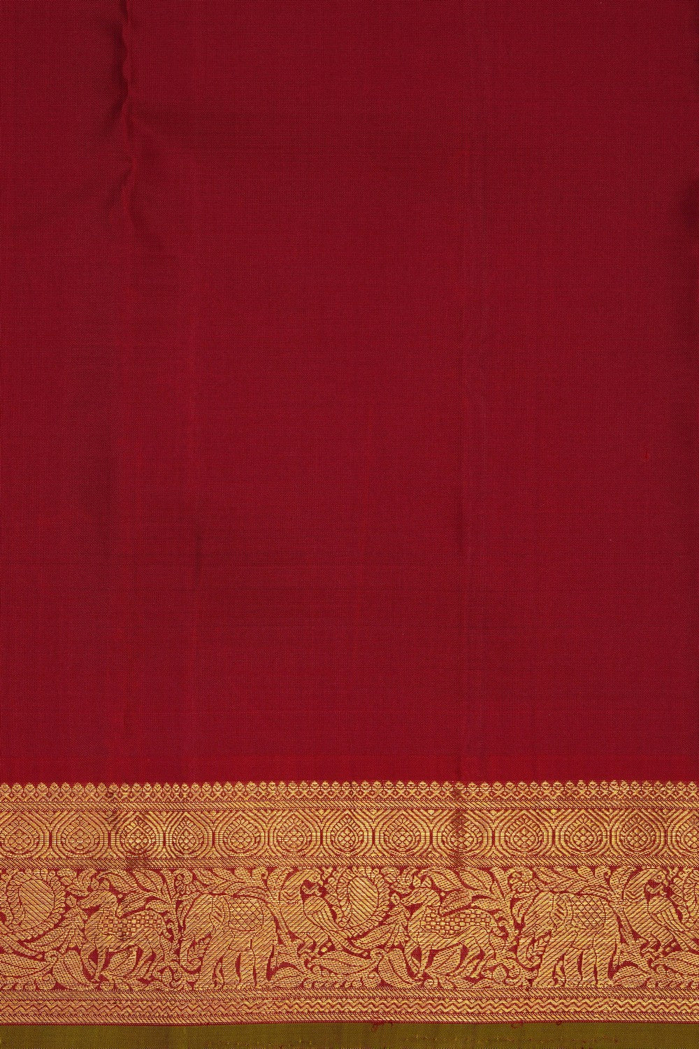 Image of Arani Silk Maroon Saree