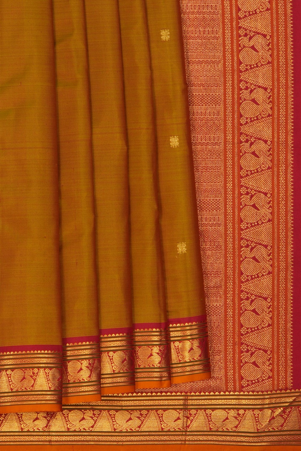 Image of Arani Silk Green Saree