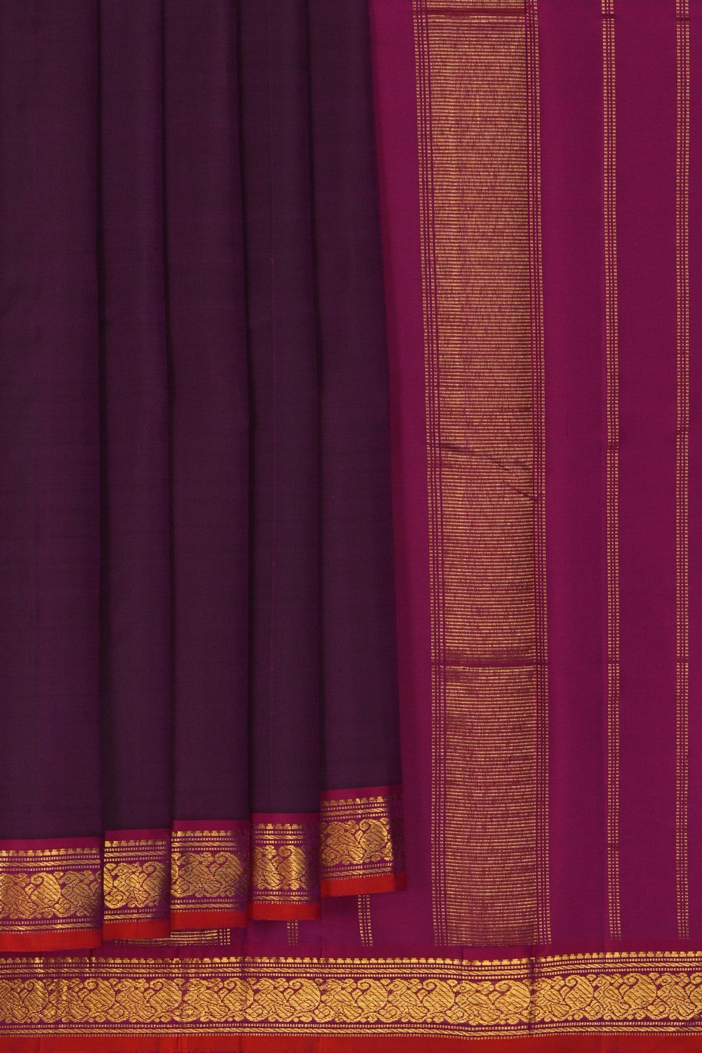 Image of Arani Silk Violet Saree