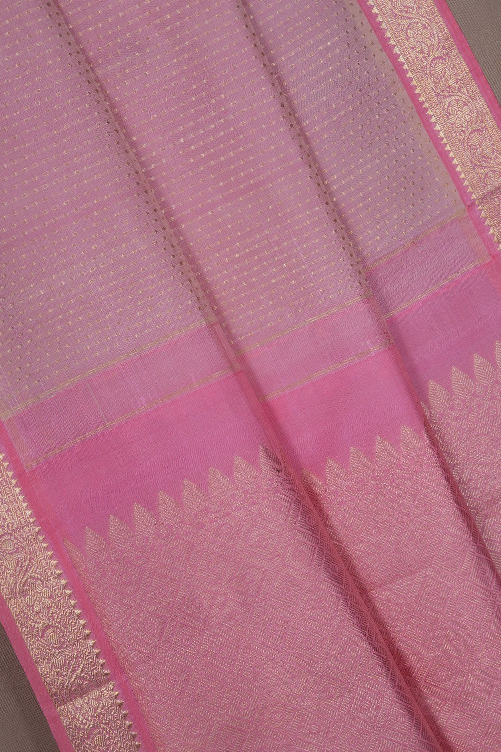 Image of Arani Silk Light Pink Saree
