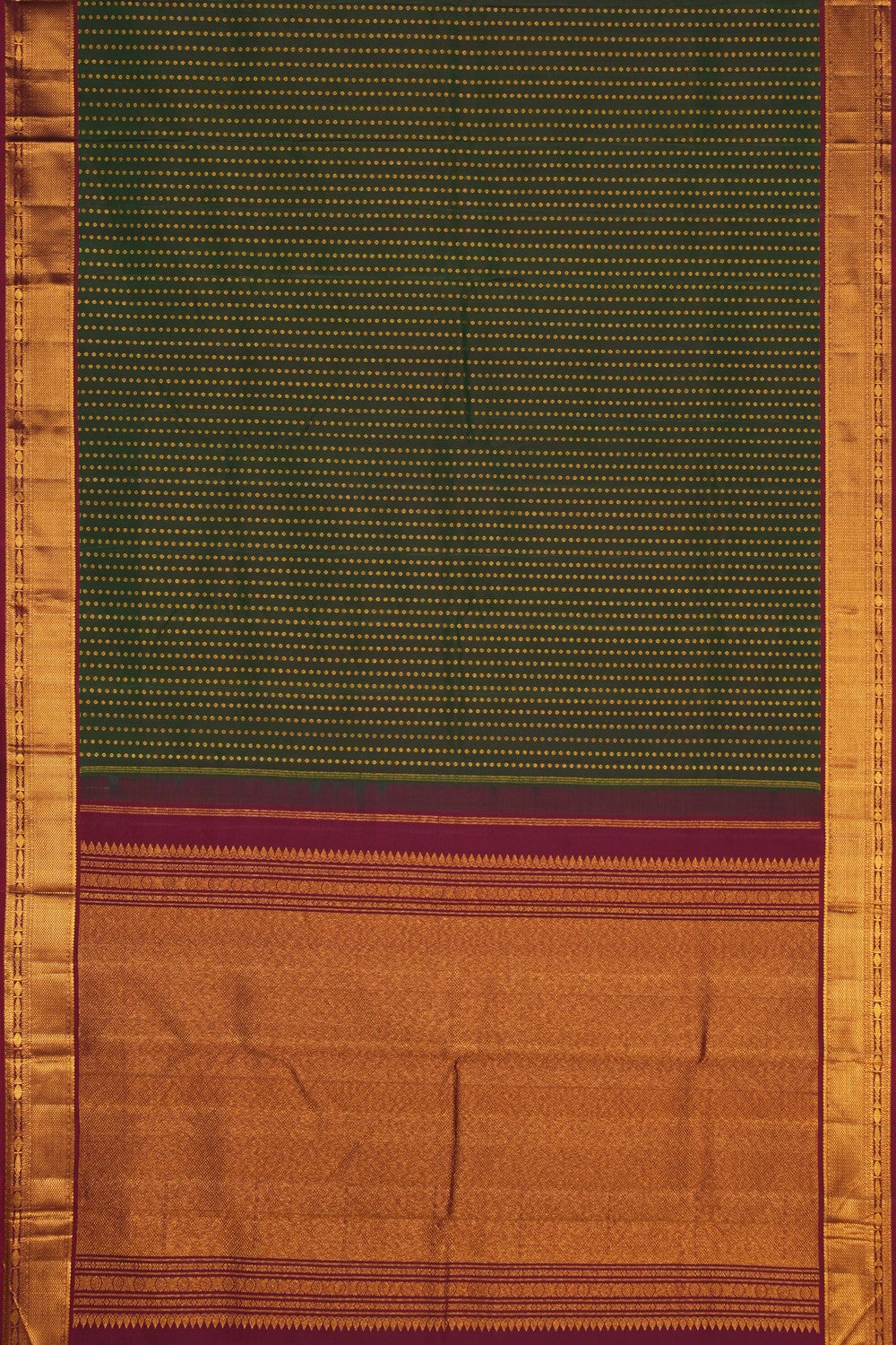 Image of Arani Silk Green Saree