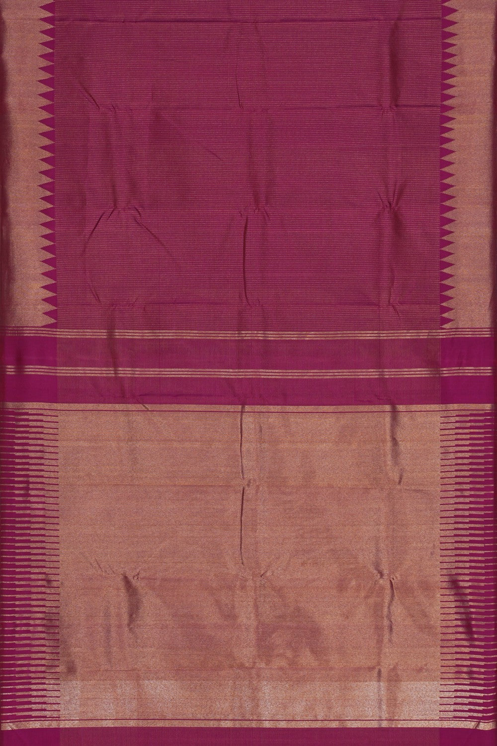 Image of Arani Silk Plum-Pink Saree