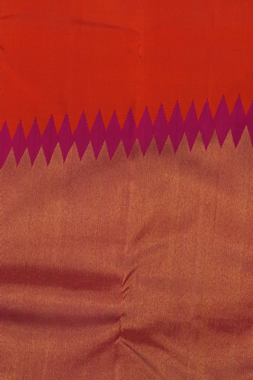 Image of Arani Silk Orange Saree