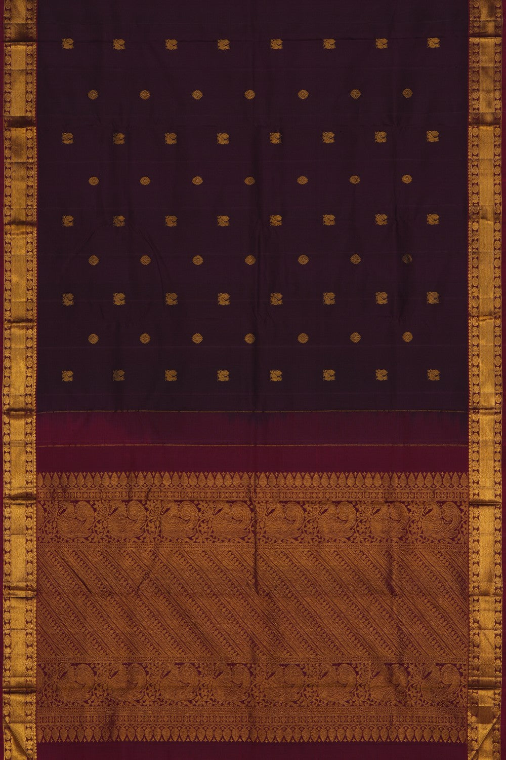 Image of Arani Silk Violet Saree