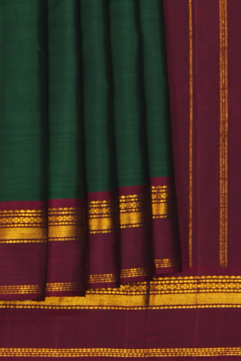 Image of Arani Silk Green Saree