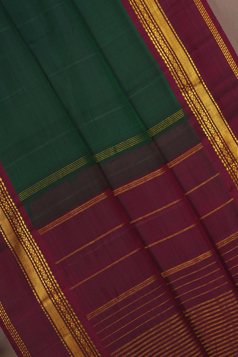 Image of Arani Silk Green Saree