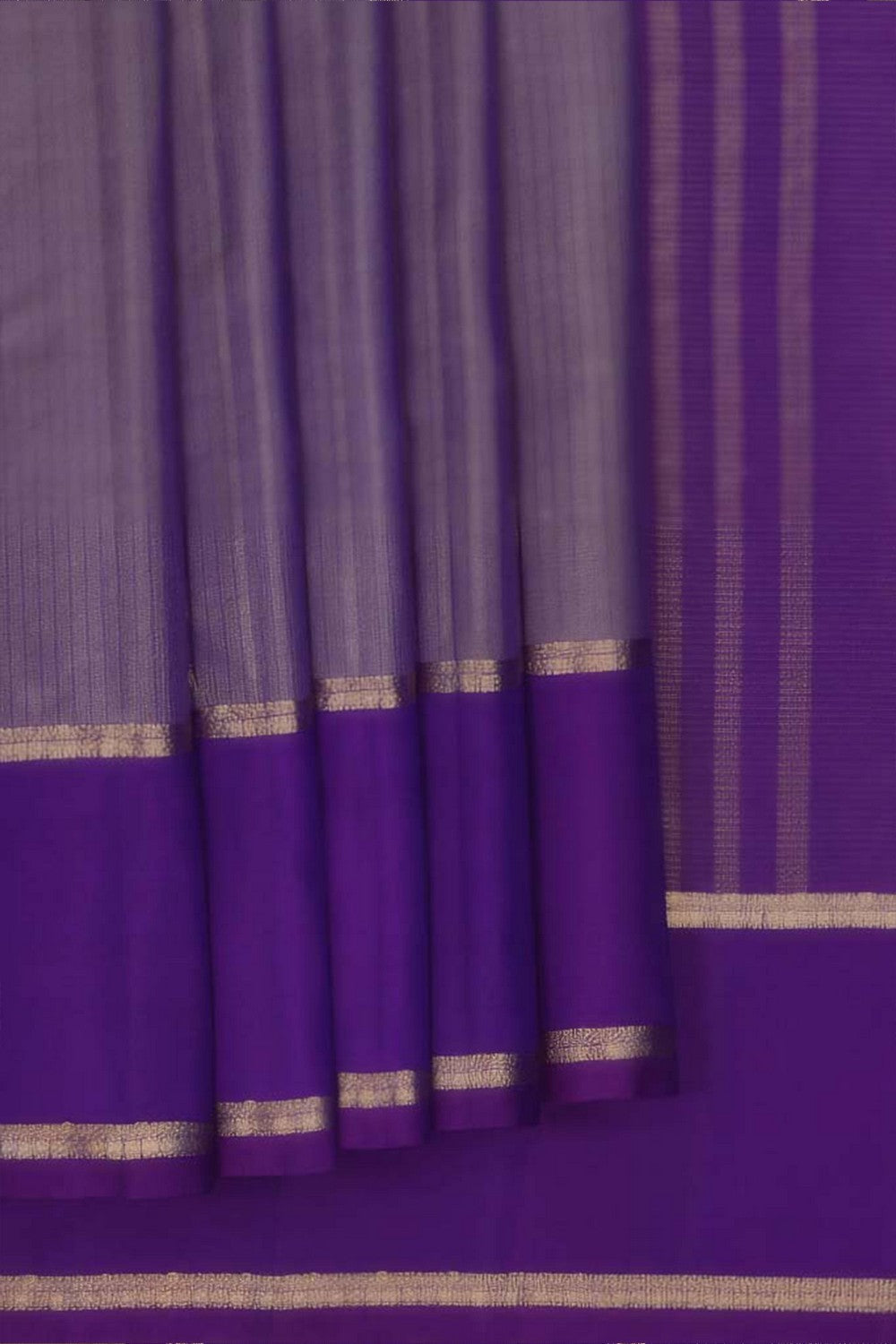 Image of Arani Silk Purple Saree