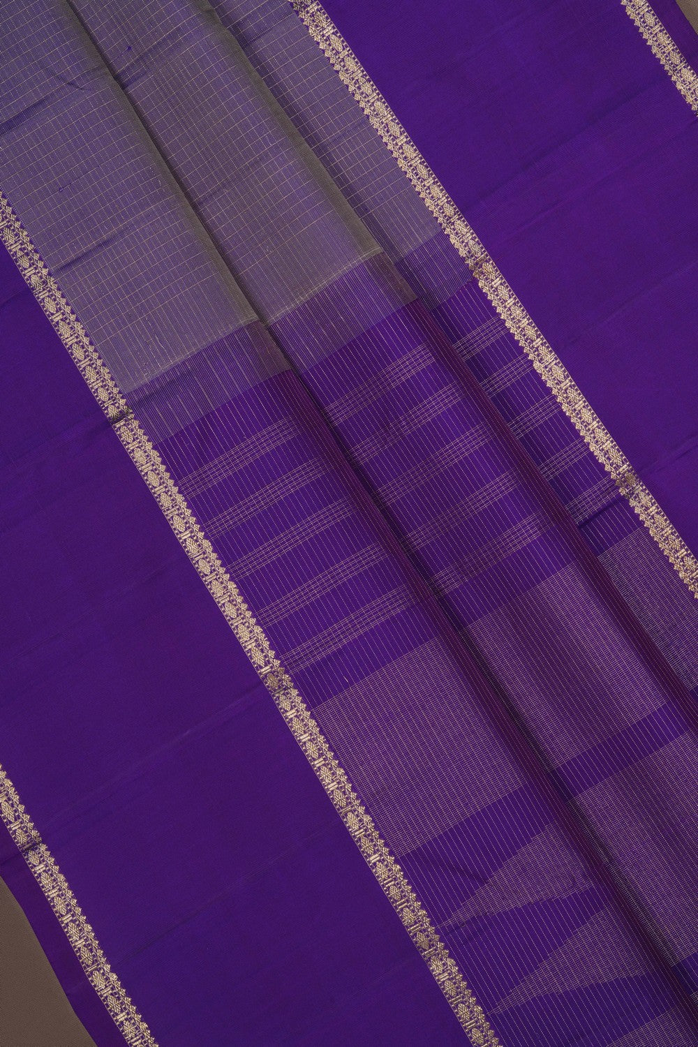Image of Arani Silk Purple Saree