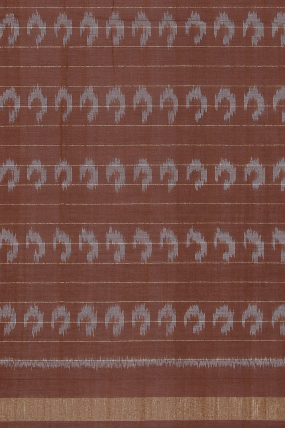 Image of Pochampally Ikat Indigo Blue Saree