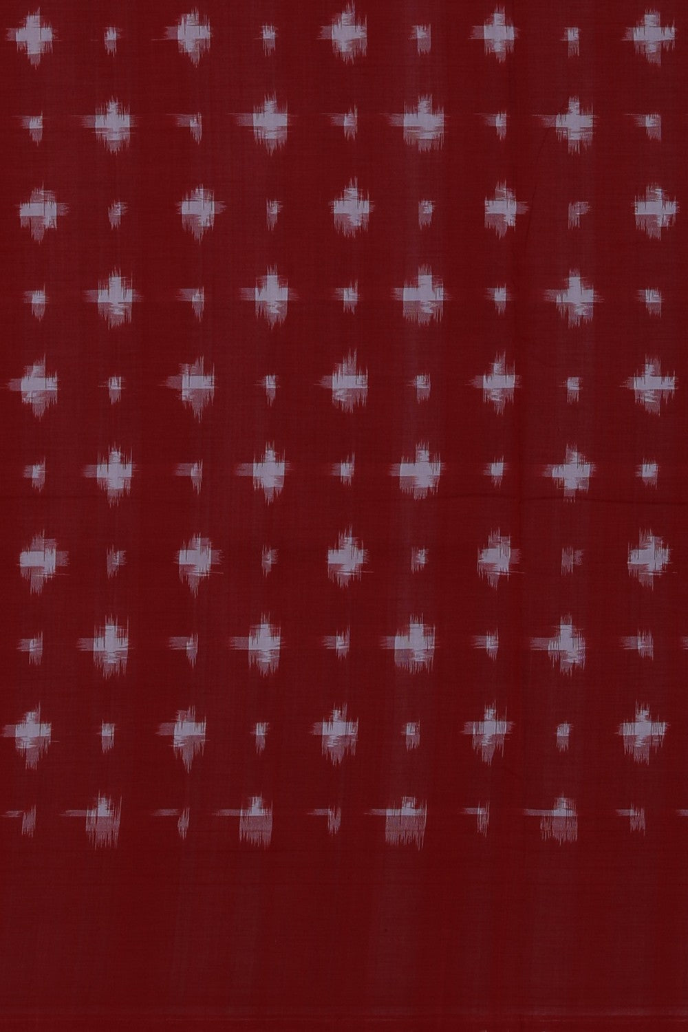Image of Pochampally Ikat Geometric Pattern Saree