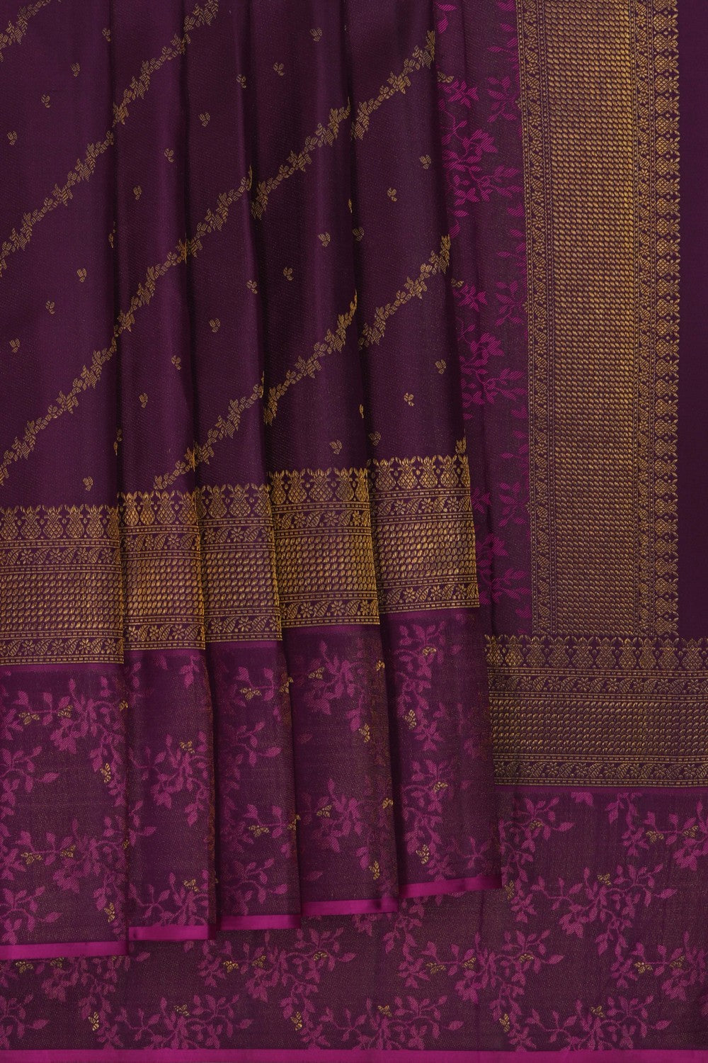 Image of Arani Silk Violet Saree