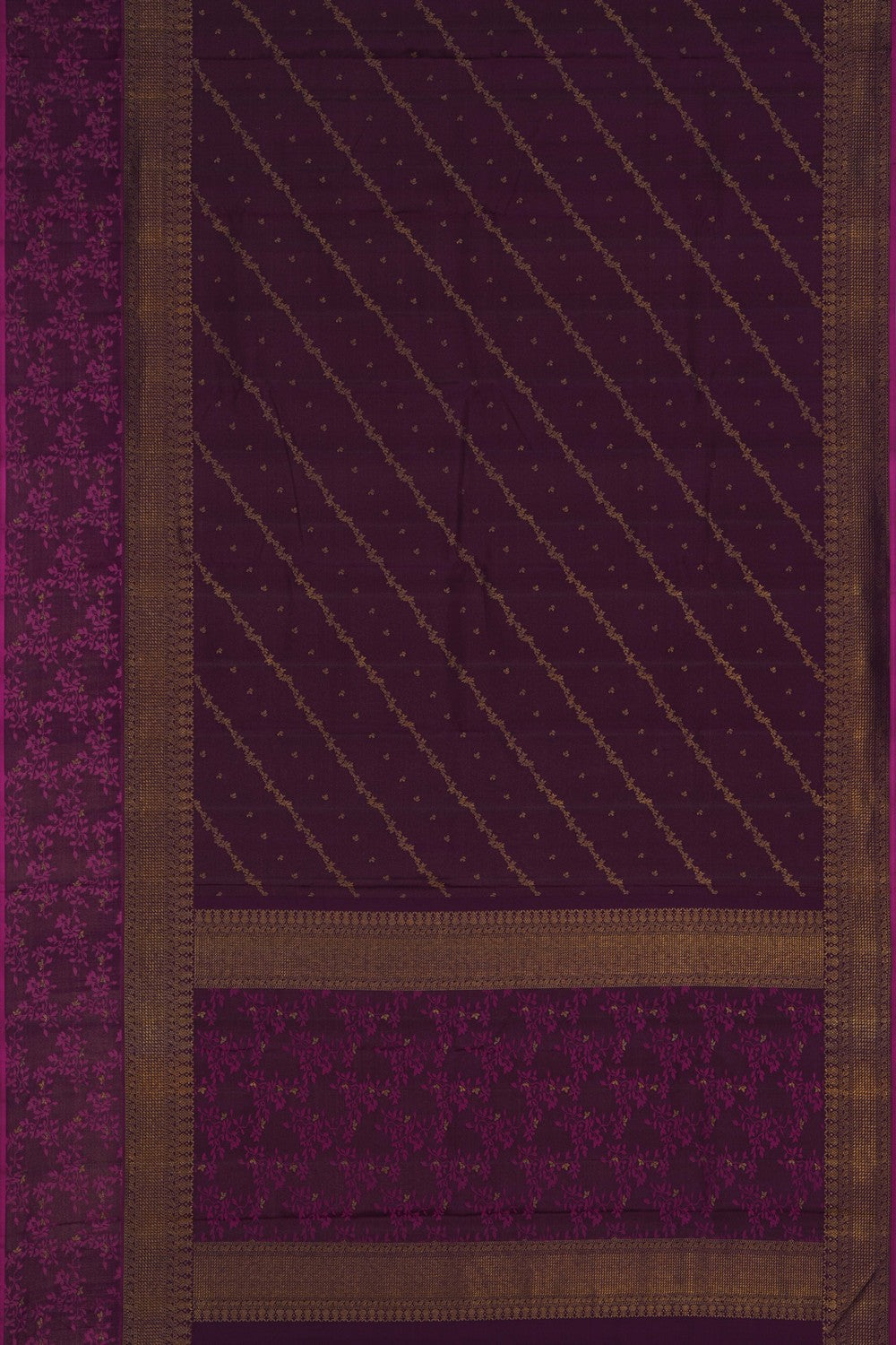 Image of Arani Silk Violet Saree