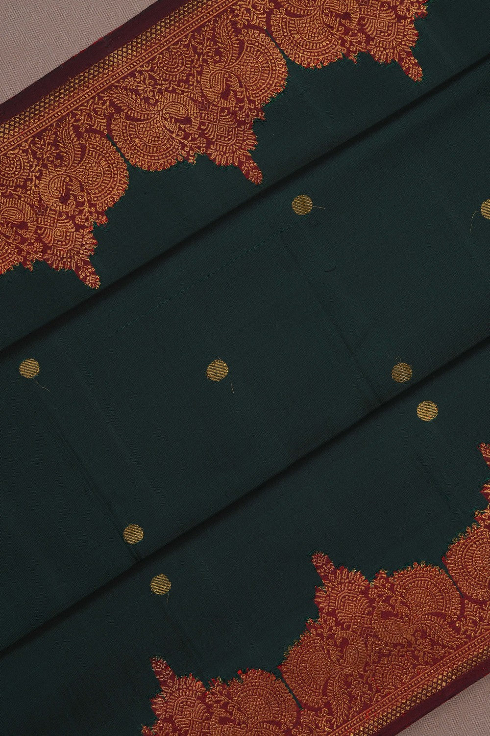 Image of Arani Silk Green Saree