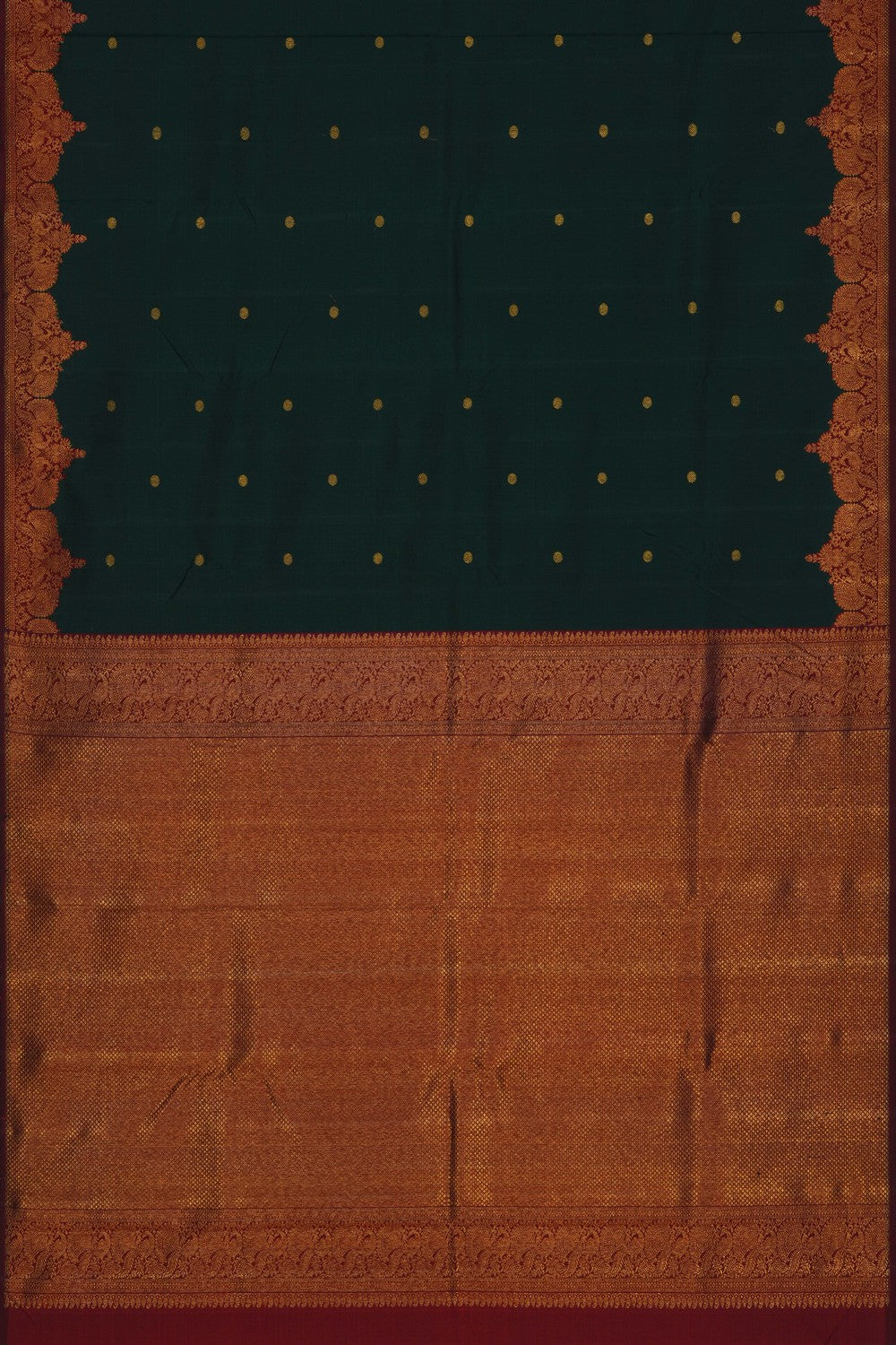 Image of Arani Silk Green Saree