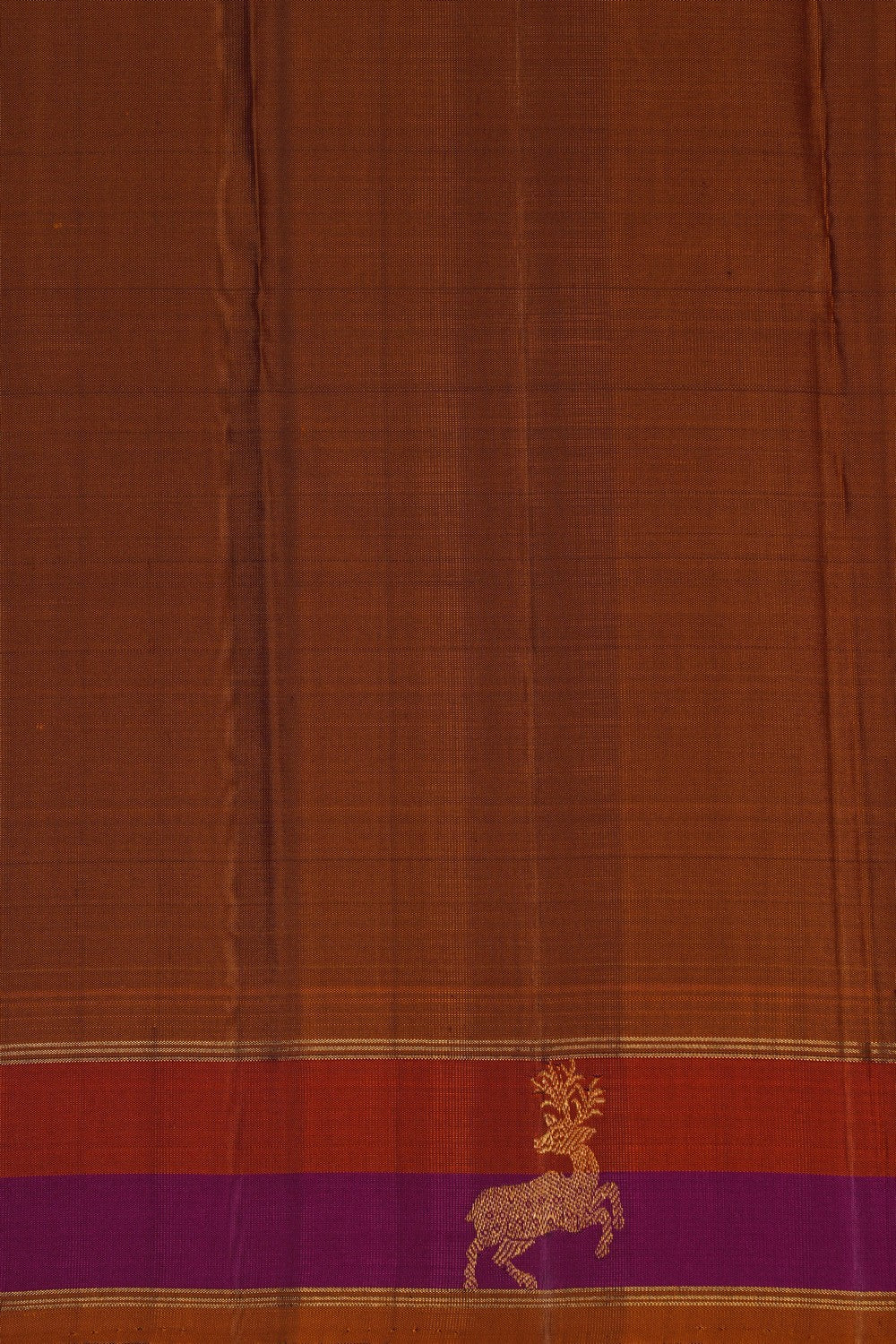 Image of A Regal Purple Arani Silk Saree