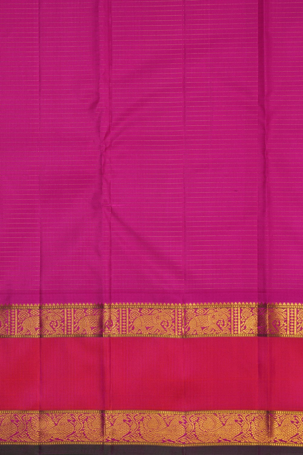 Image of Arani Silk Kattam Off-White Saree