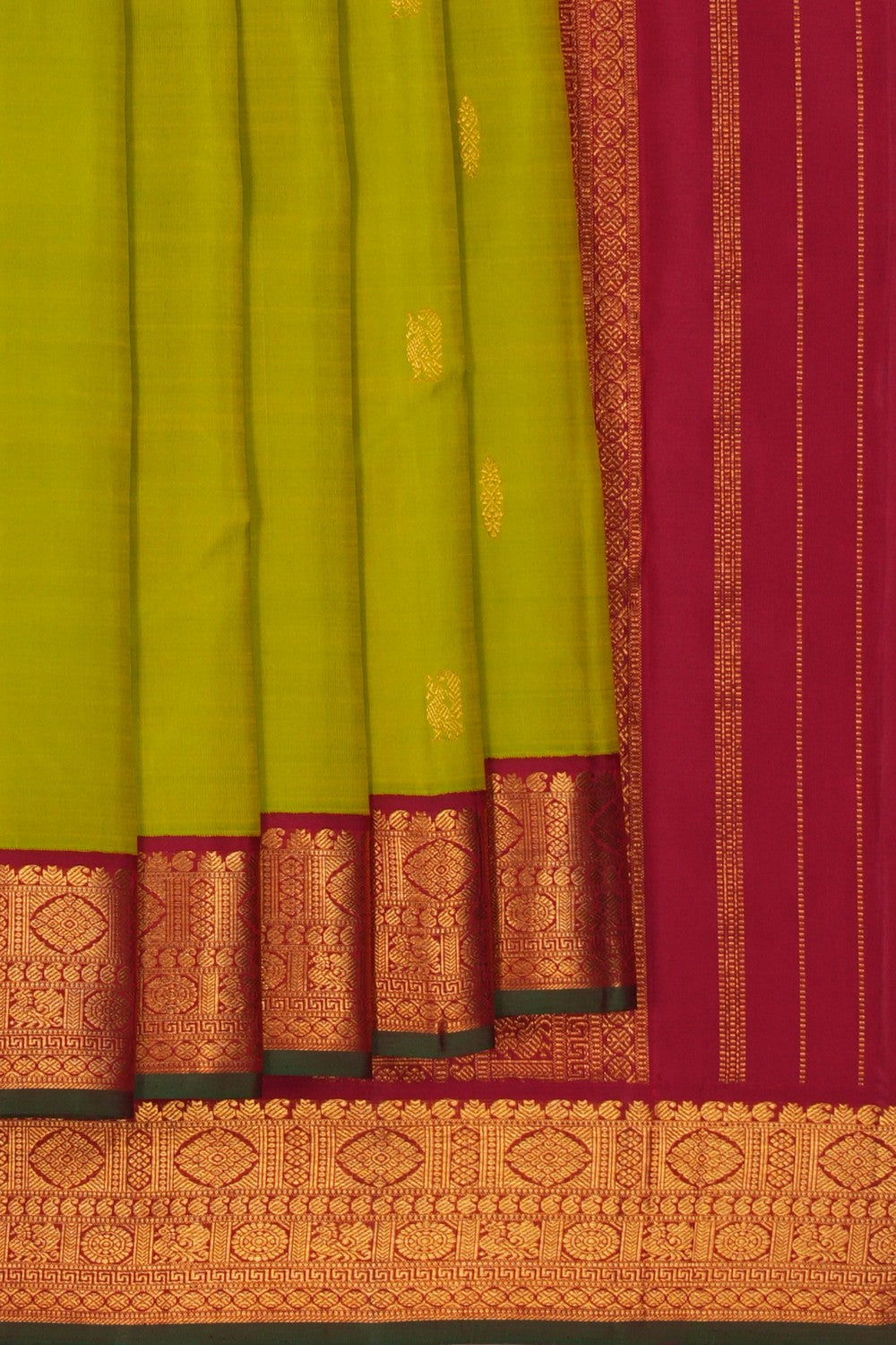 Image of Arani Silk Green Saree