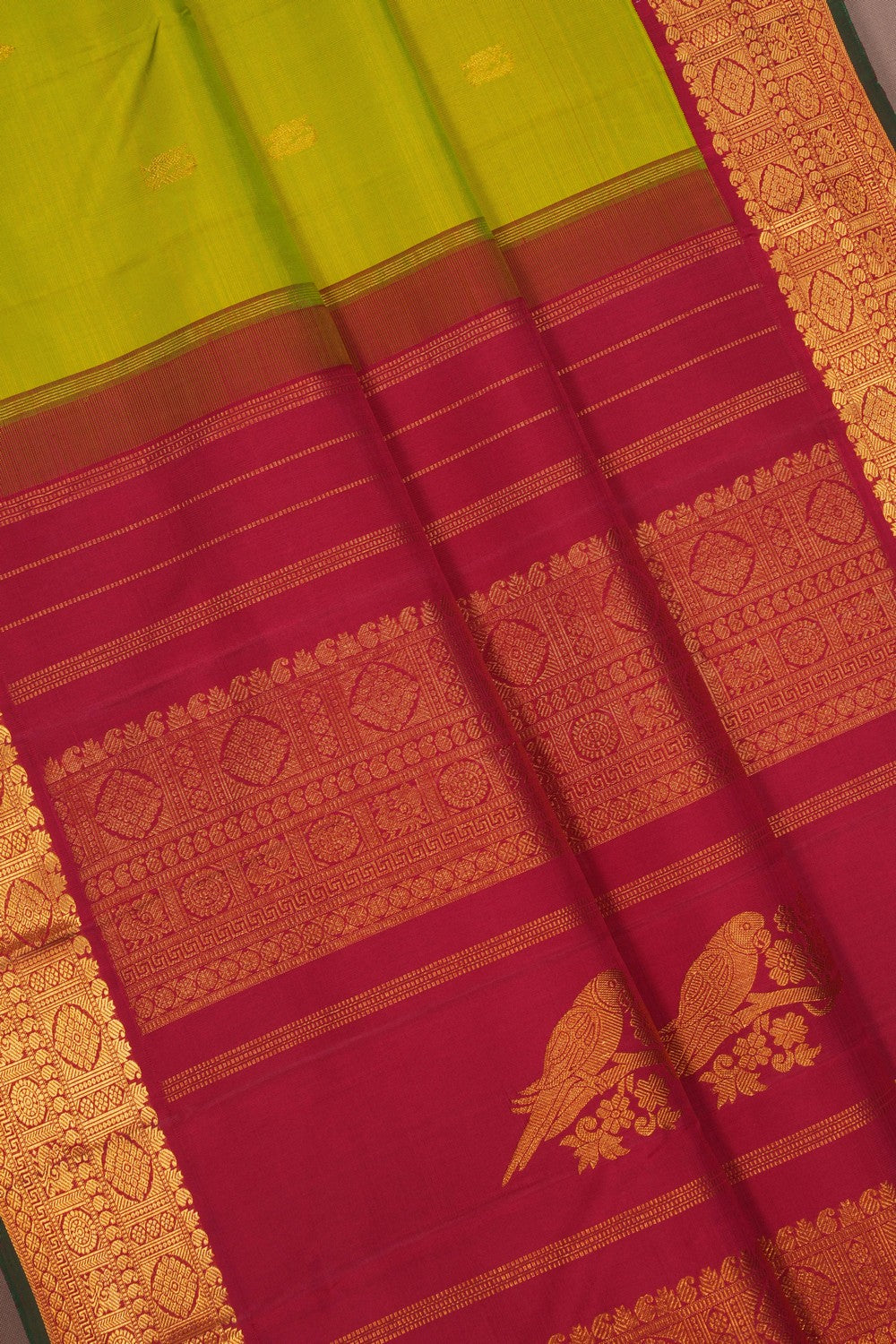 Image of Arani Silk Green Saree