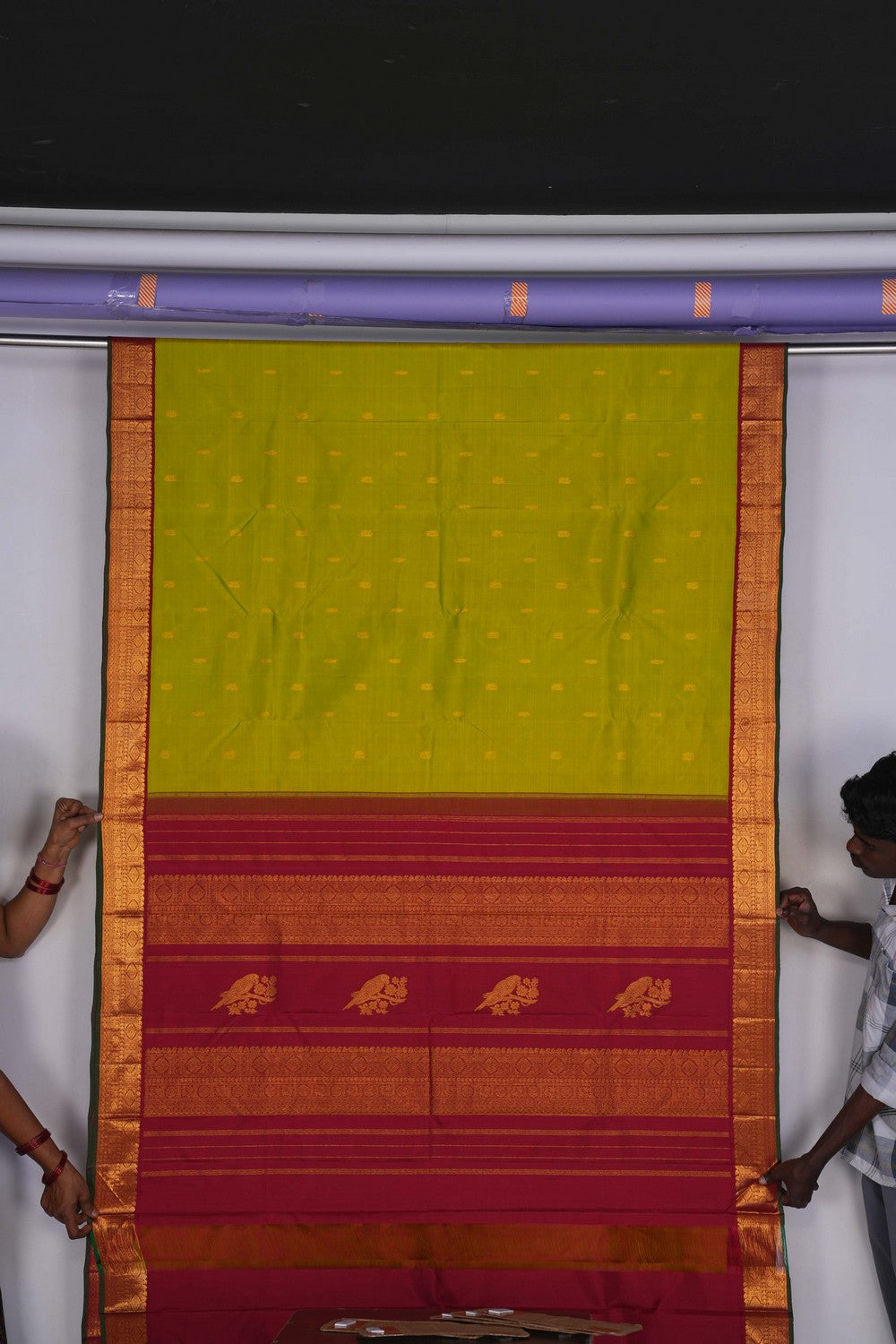 Image of Arani Silk Green Saree