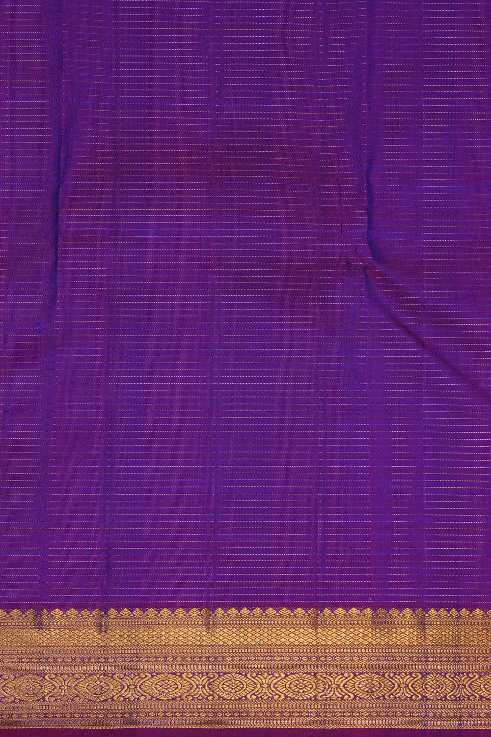 Image of Kanchipuram Silk Purple Saree