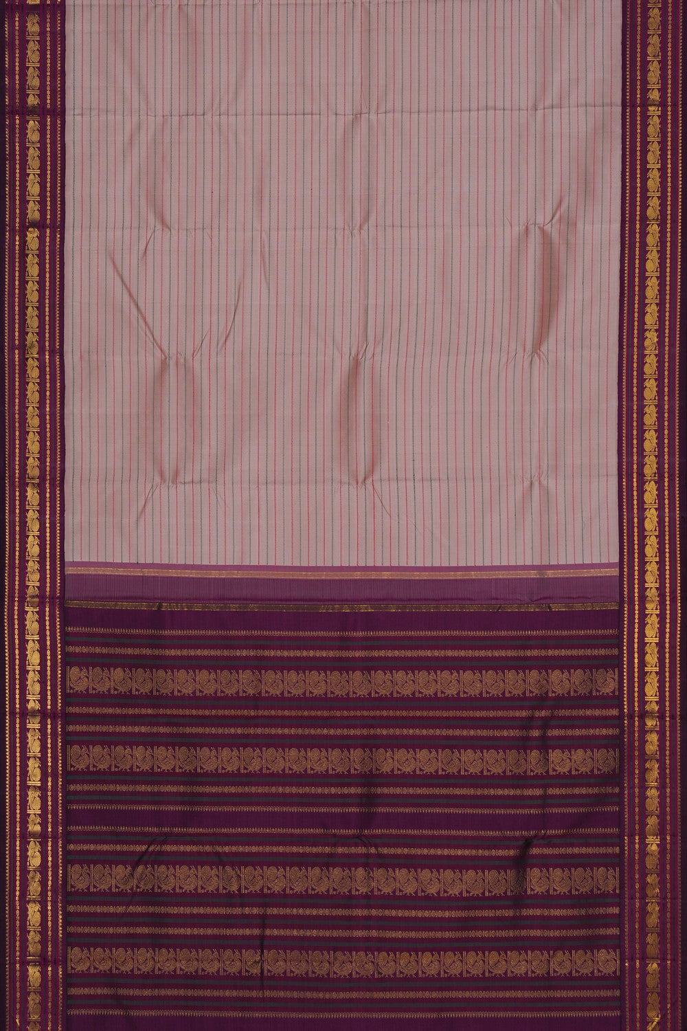 Image of Kanchipuram Silk Beige Saree