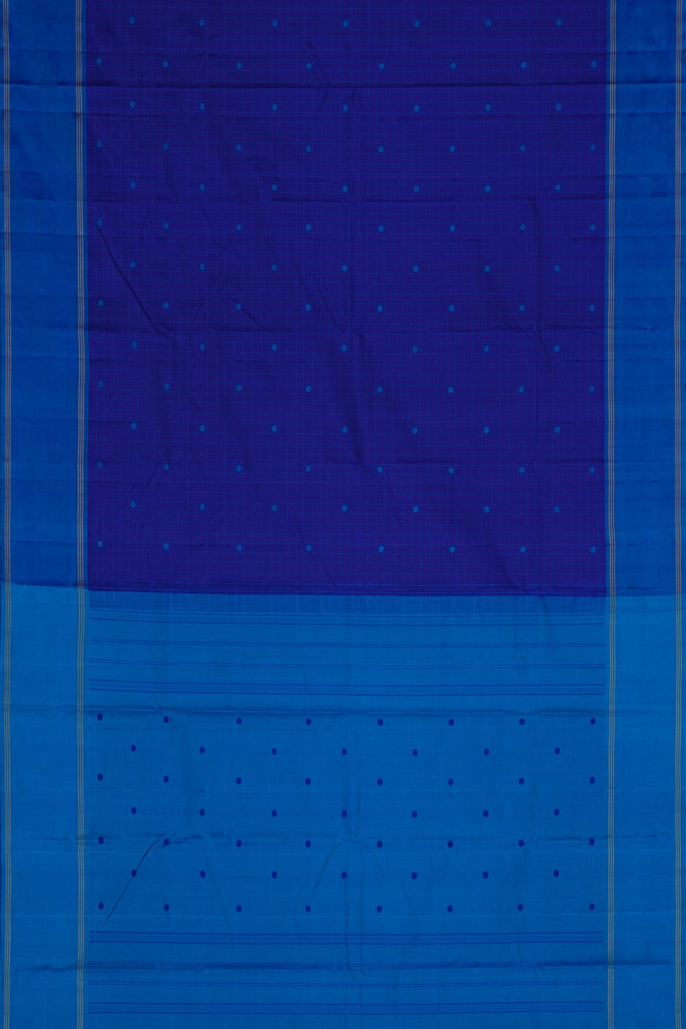 Image of Arani Silk Kattam Purple Saree